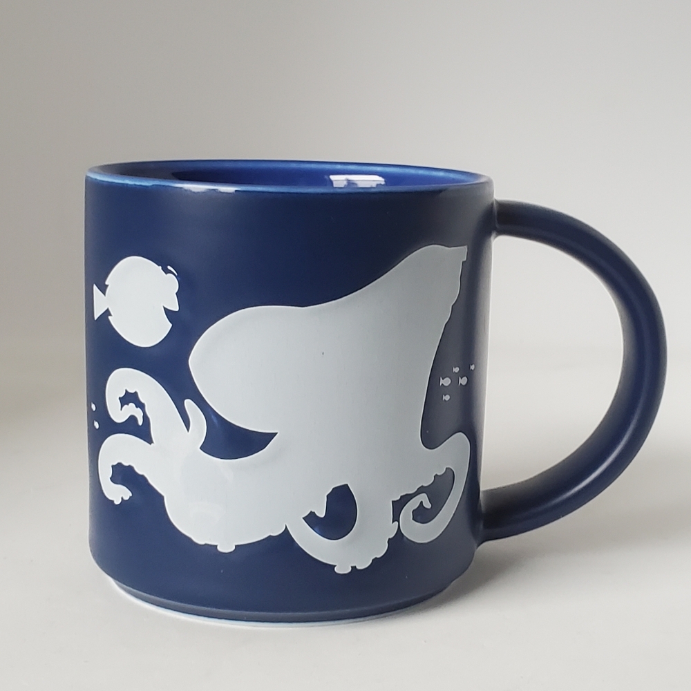 Disney Pixar Finding Nemo Blue and White Coffee Mug